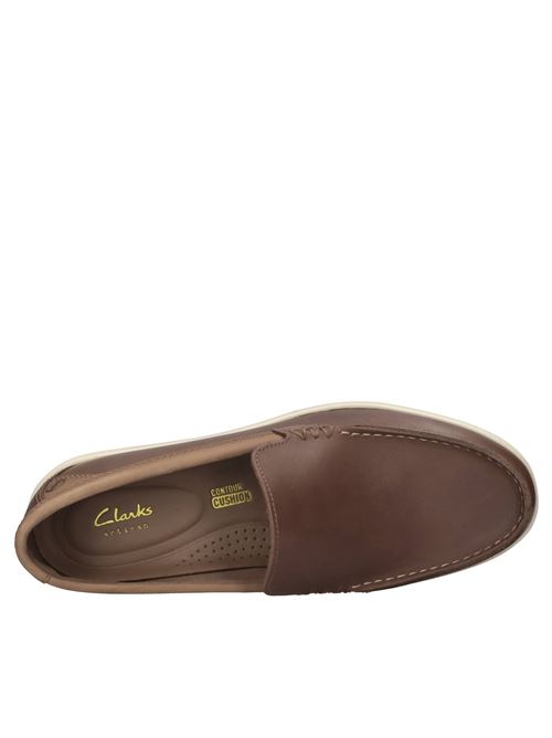  CLARKS | BRATTON LOAFER LEATHERDARK TAN